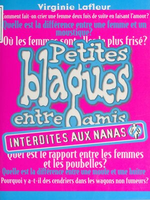 cover image of Petites blagues entre amis